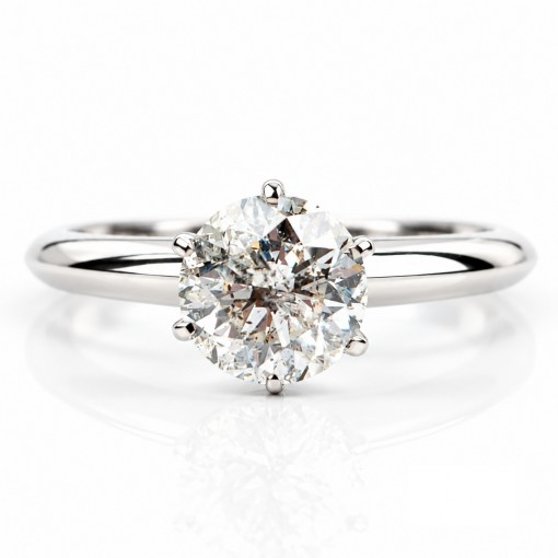 Годежен Пръстен 1.32K  Диамант от 18К Бяло Злато от Bloom Jewellery